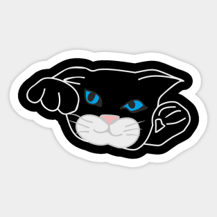 Cat face Sticker